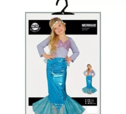 Costume da Sirena brillante per bambina