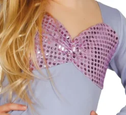 Costume da Sirena brillante per bambina