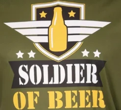 Costume da soldato della birra per uomo