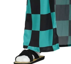 Costume da spadaccino anime Demon Slayer per uomo