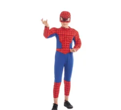 Costume da Spider Hero blu e rosso per bambino