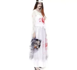 Costume da Sposa Cadavere Insanguinata per donna