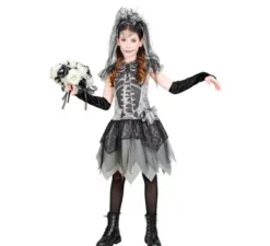 Costume da sposa cadavere per bambine