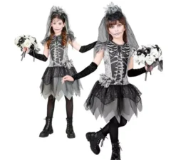 Costume da sposa cadavere per bambine