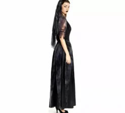 Costume da sposa gotica con velo per donna