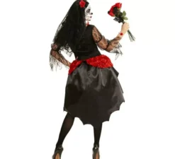Costume da sposa scheletro Catrina per donna