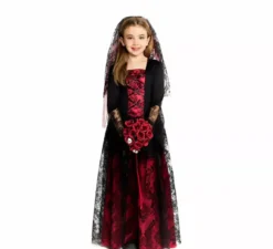 Costume da sposa vampiro gotica per ragazze