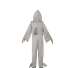 Costume da squalo grigio per bambini