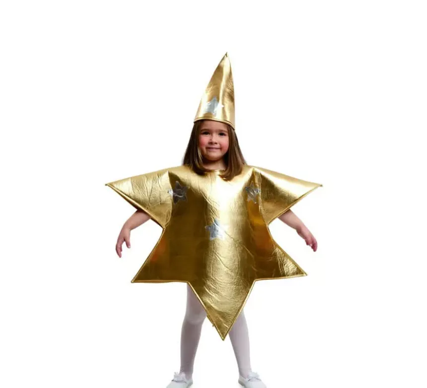 Costume da stella d'oro per bambini