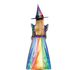 Costume da strega colorato per bambina