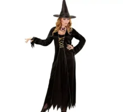 Costume da strega con cappello per donna