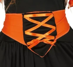 Costume da Strega con teschi per bambina