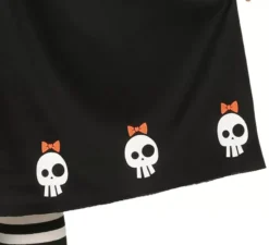 Costume da Strega con teschi per bambina