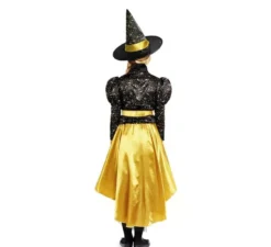 Costume da Strega d'Oro per bambina