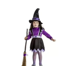 Costume da Strega lilla per bambina