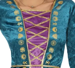 Costume da strega lilla per donna