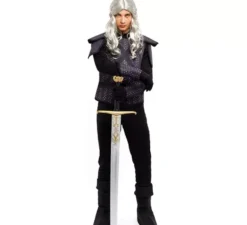 Costume da strega medievale oscura per uomo