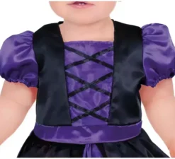 Costume da strega misteriosa viola per bambino