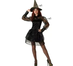 Costume da strega nera per donna