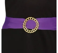 Costume da strega nero e lilla per bambina