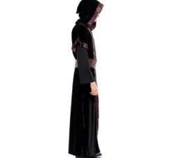 Costume da Strega Oscura con cappuccio e cintura per uomo