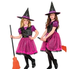 Costume da strega pipistrello per bambine
