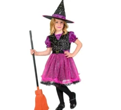 Costume da strega pipistrello per bambine
