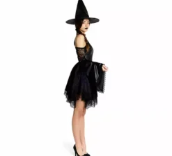 Costume da strega sexy in pizzo per donna