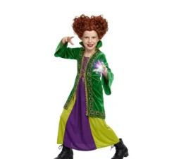 Costume da strega verde per bambine