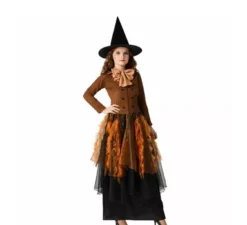 Costume da strega verde per donna