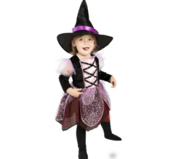 Costume da Strega Viola per bambina e bambina