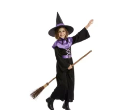 Costume da strega viola per bambine