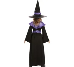 Costume da strega viola per bambine