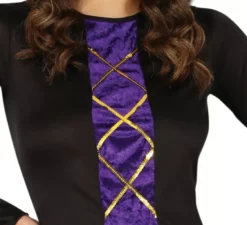 Costume da strega viola per donna
