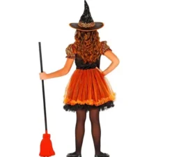 Costume da strega zucca per bambine