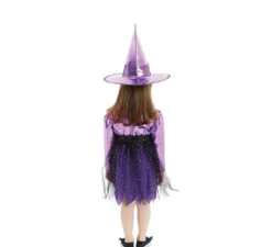Costume da streghetta lilla per bambina e neonato