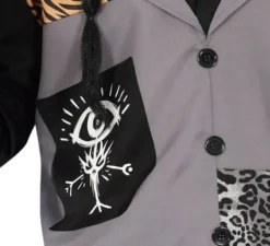 Costume da stregone teschio voodoo per uomo