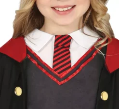 Costume da studentessa di magia rossa per bambina