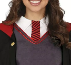 Costume da studentessa di magia rossa per donna