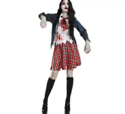 Costume da studentessa zombie per una donna