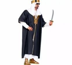 Costume da sultano arabo da uomo