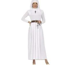 Costume da suora bianca per donna