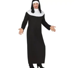Costume da suora con berretto per uomo