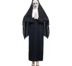 Costume da suora nera per donna