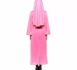 Costume da suora rosa per donna