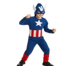 Costume da supereroe americano per ragazzo