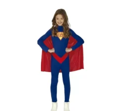Costume da supereroe blu per bambini
