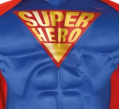Costume da supereroe blu per bambino