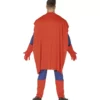 Costume da supereroe blu per uomo