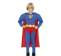 Costume da supereroe muscoloso per un ragazzo
